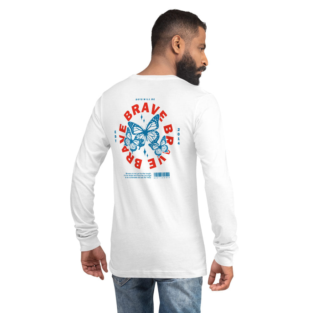 ‘Boys Will Be Brave’ Long Sleeve Tee