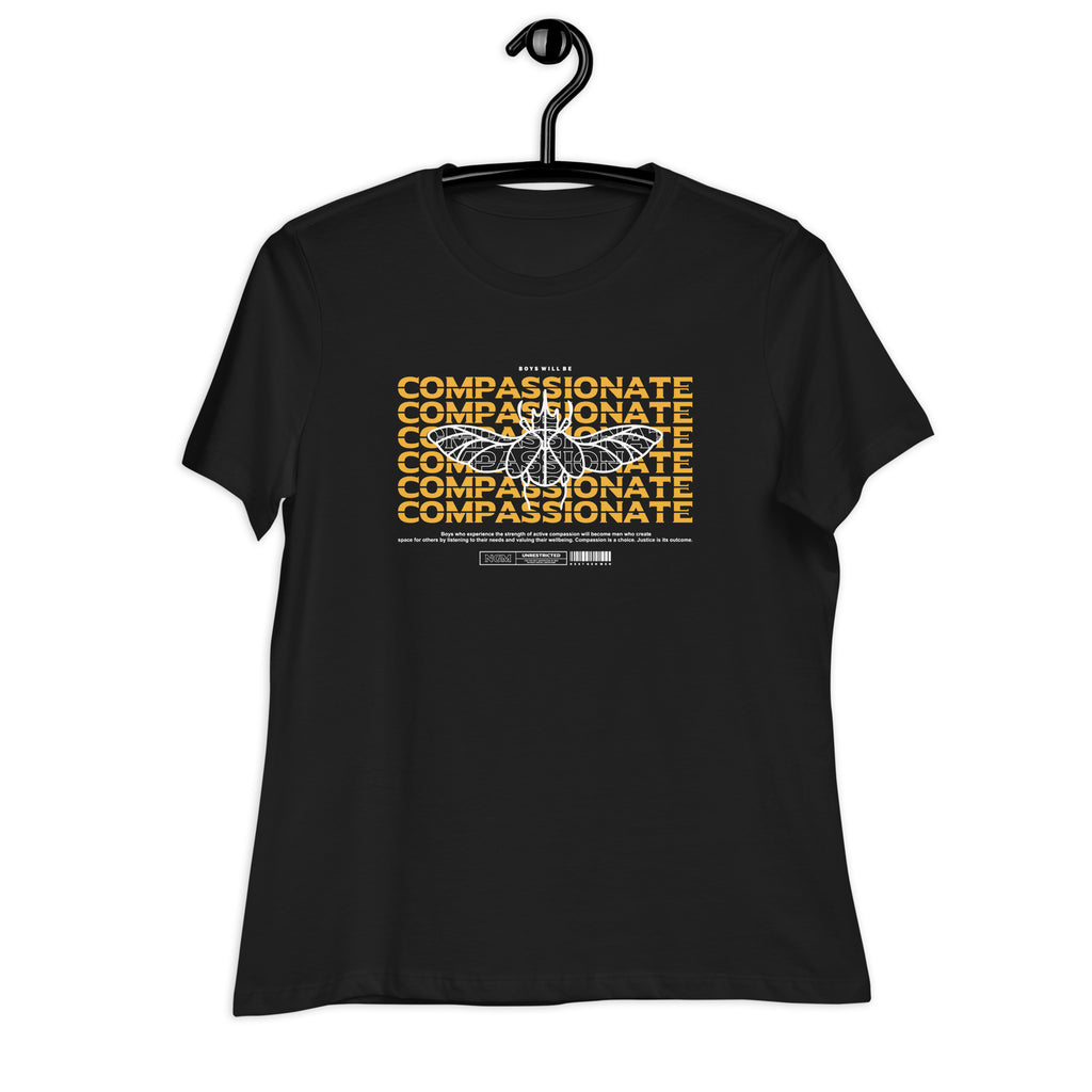 Women’s ‘Boys Will Be Compassionate’ Relaxed Tee